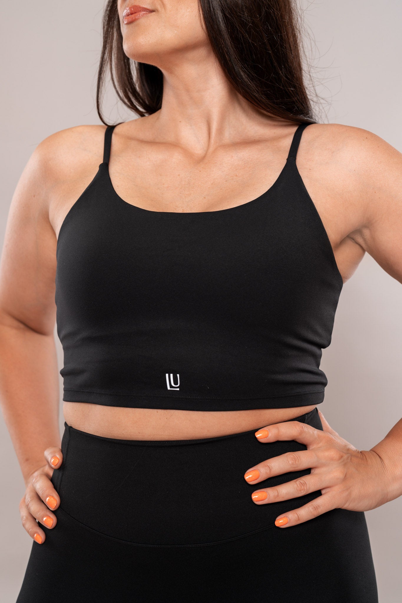 Level Up Light Sports Bra Black