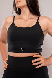 Level Up Light Sports Bra Black
