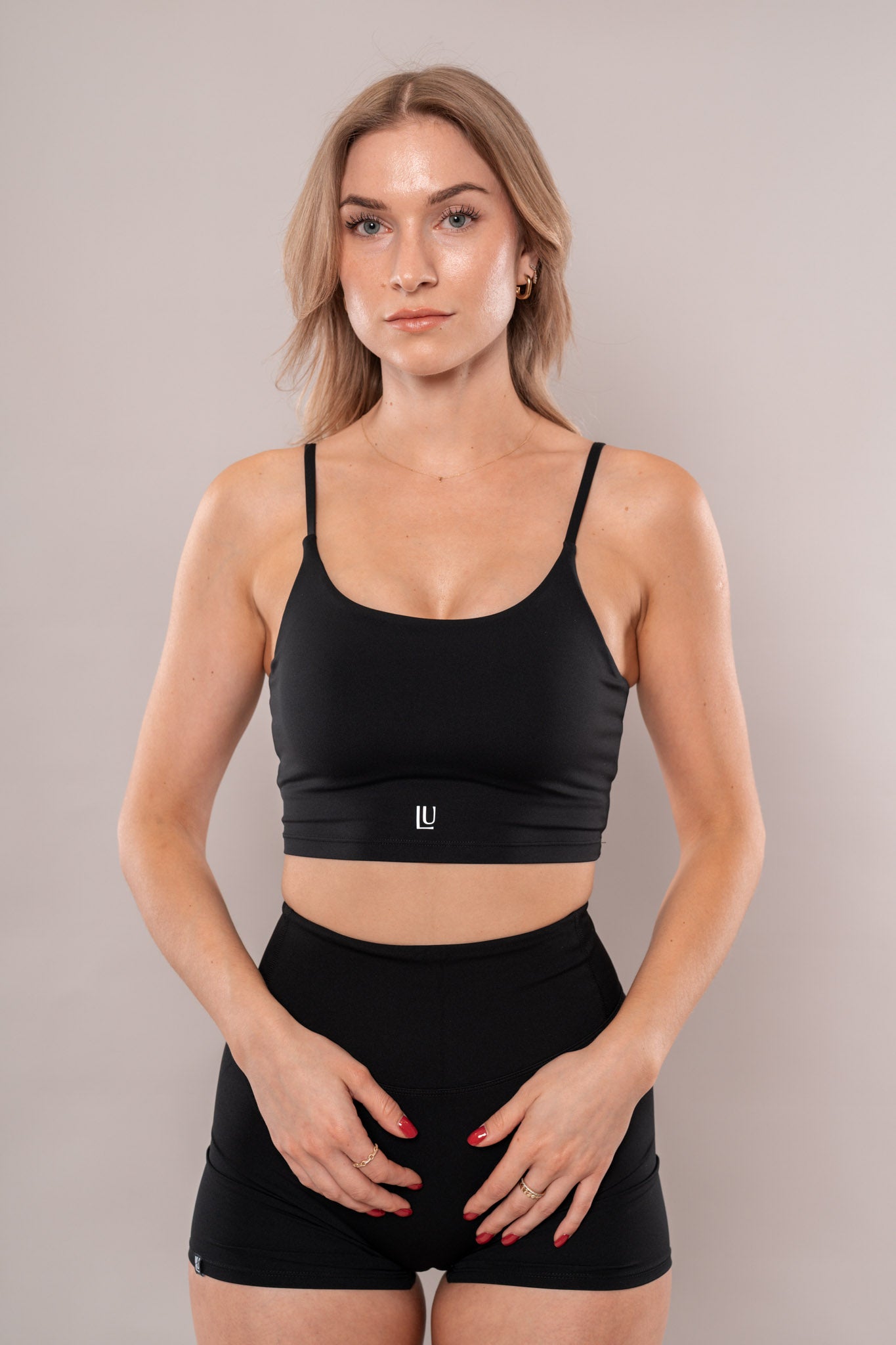 Level Up Light Sports Bra Black