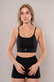 Level Up Light Sports Bra Black