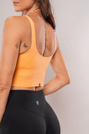 Timeless Crop Sports Bra Orange
