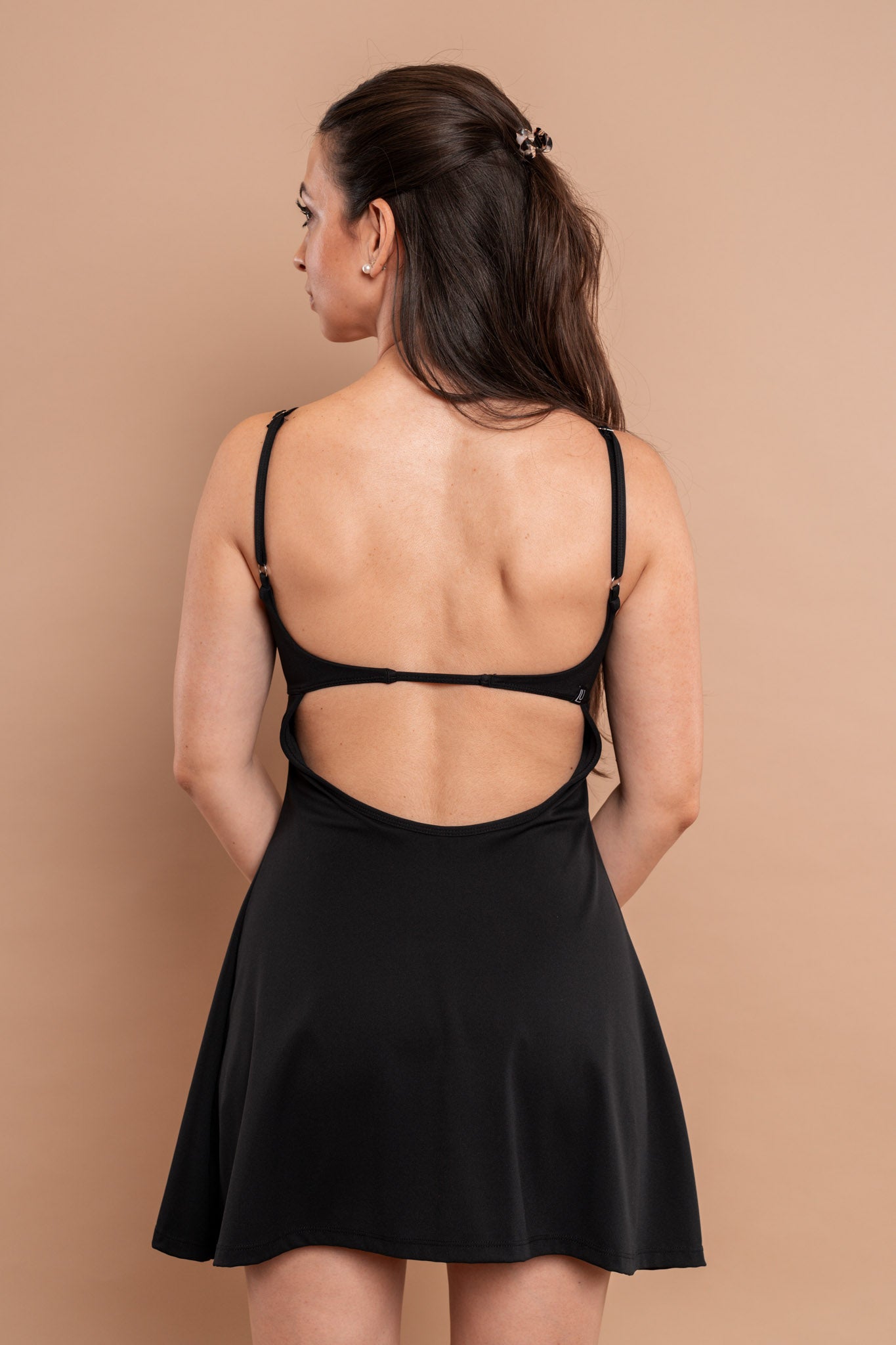 Sport Dress With Shorts Black