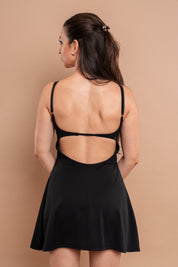 Sport Dress With Shorts Black