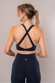 Level Up Sculpt Sports Bra Midnight blue