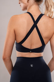 Level Up Sculpt Sports Bra Midnight blue