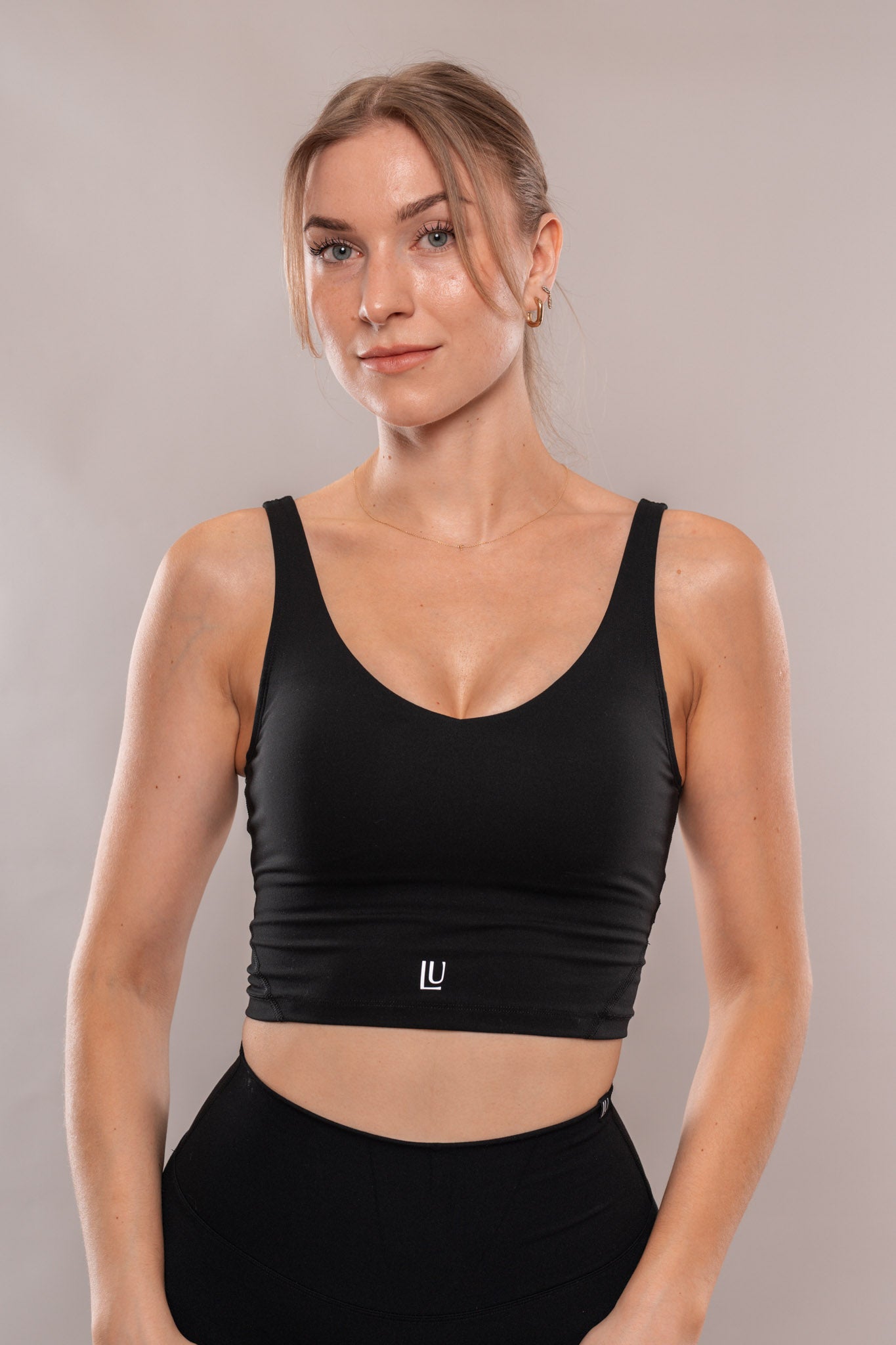 Timeless Crop Sports Bra Black