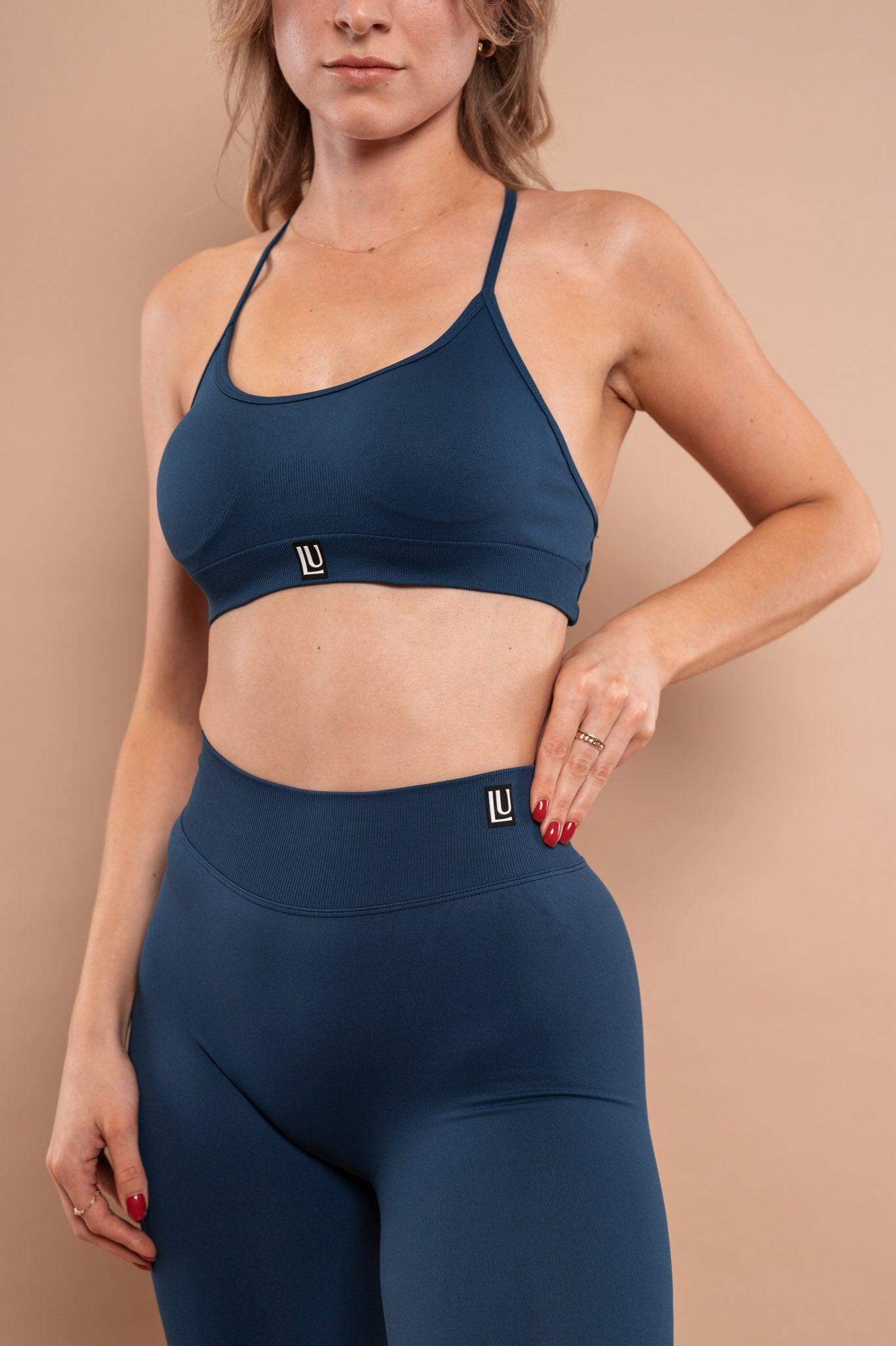 Lift Up Sports Bra Petrol Blue