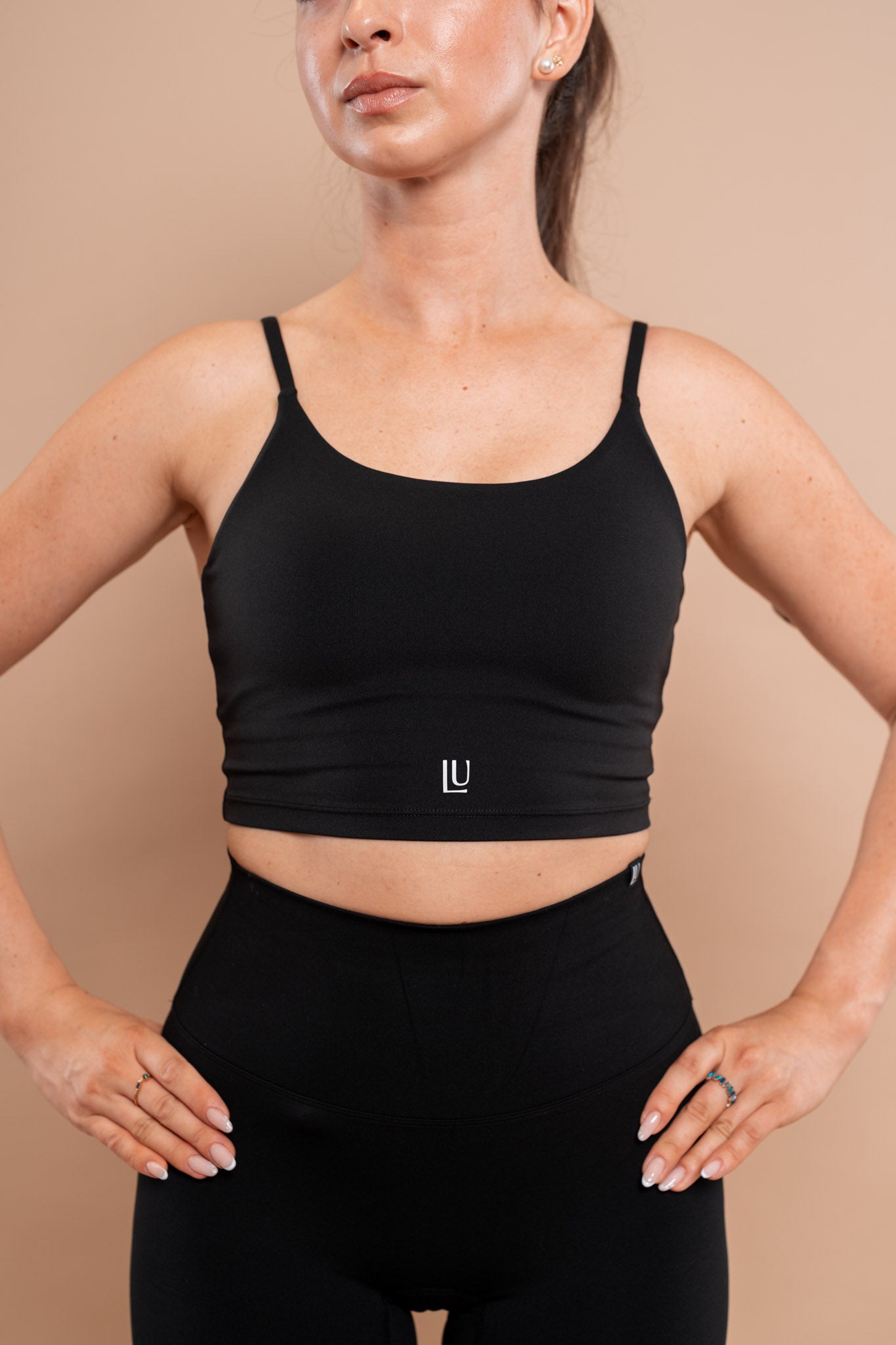 Level Up Light Sports Bra Black