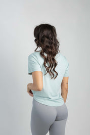Klasična majica, soft blue