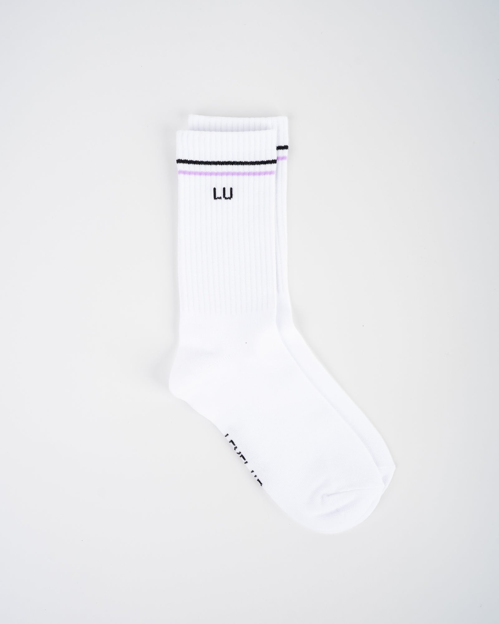 Socks High raise with purple stripes