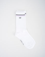 Socks High raise with purple stripes