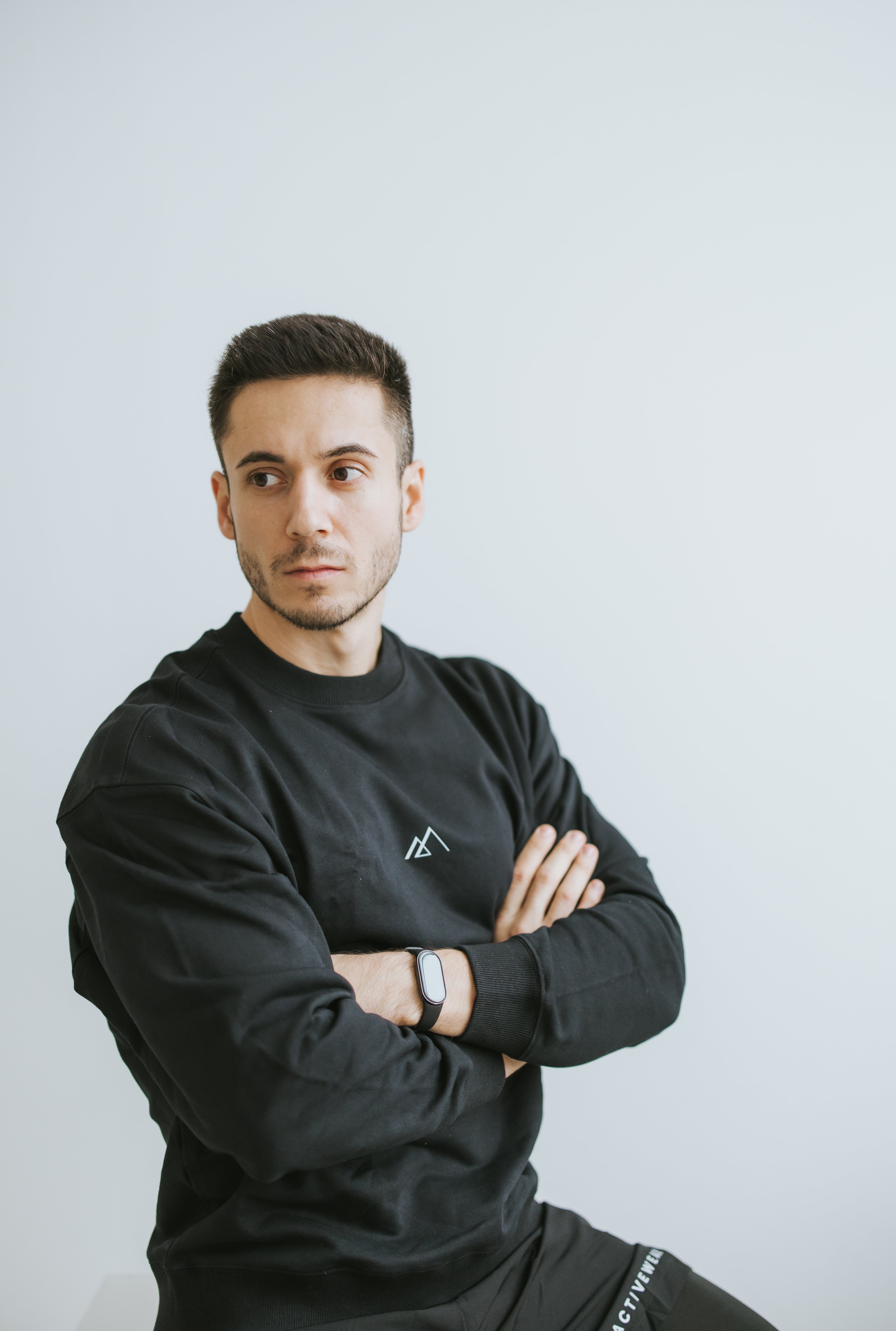 Lift Up Oversize Pulover Black 