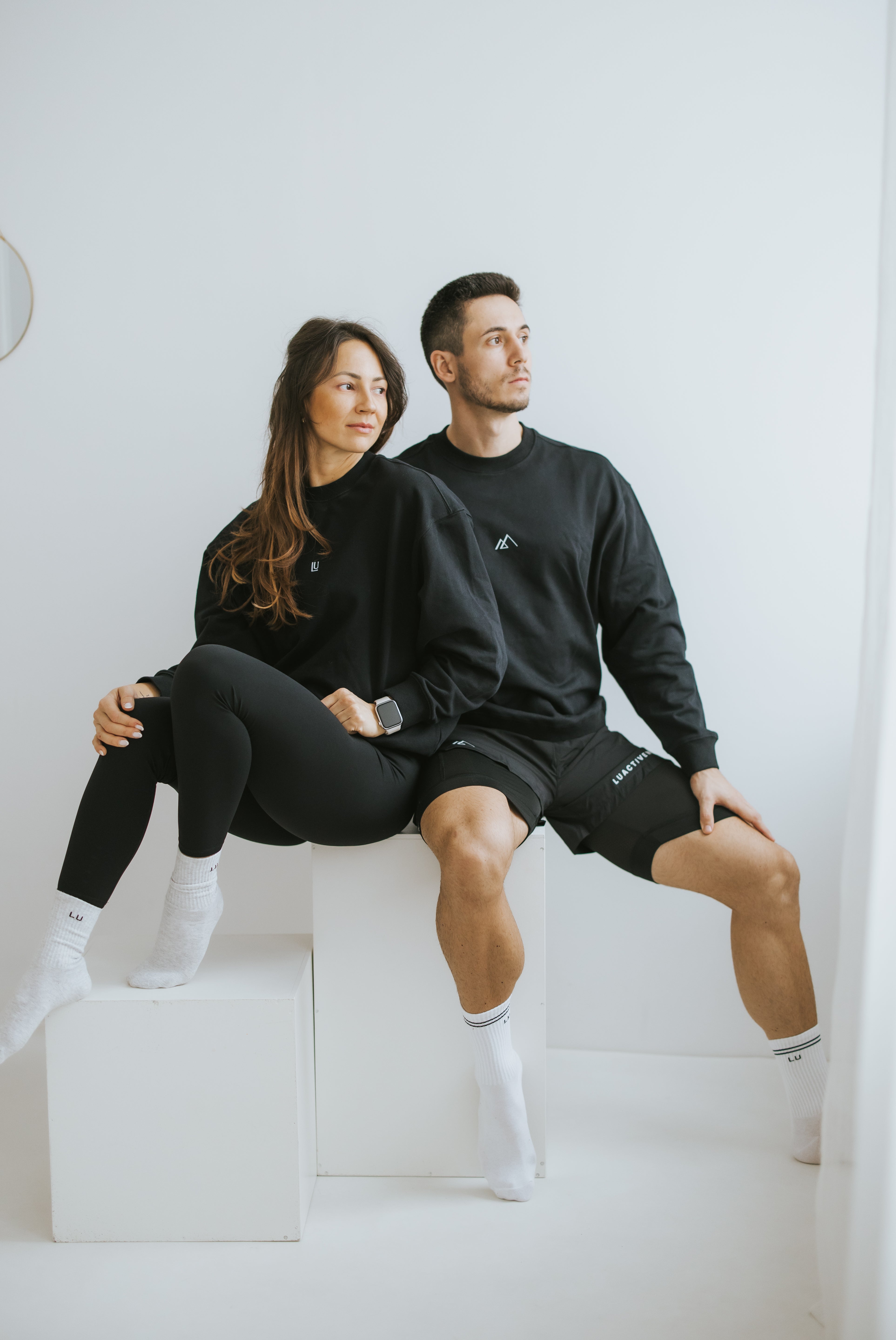 Lift Up Oversize Pulover Black 