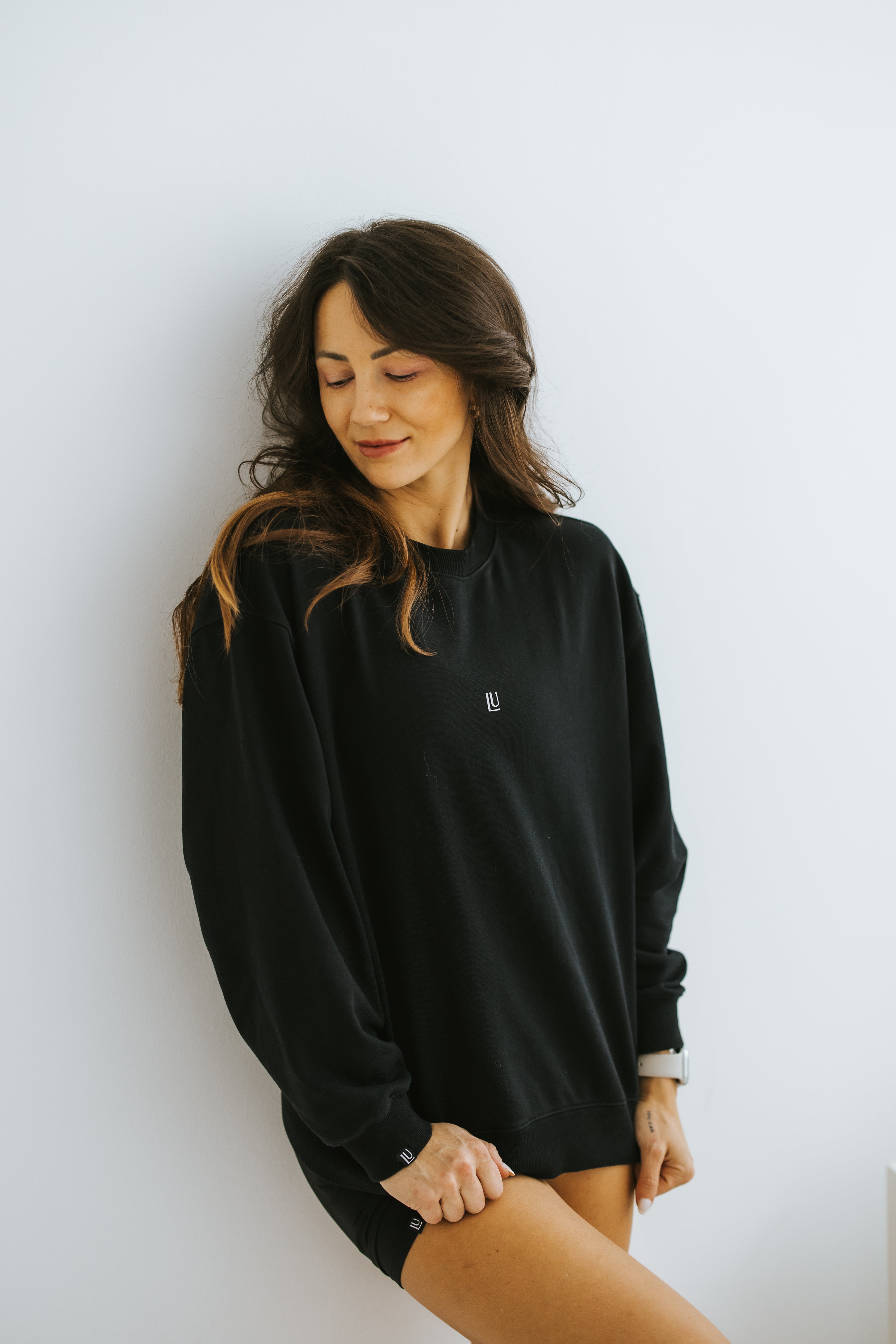 Lift Up Oversize Pulover Black 