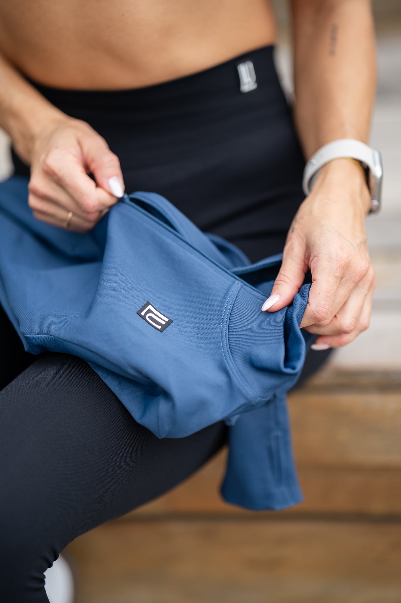 Lift Up Jacket Petrol Blue